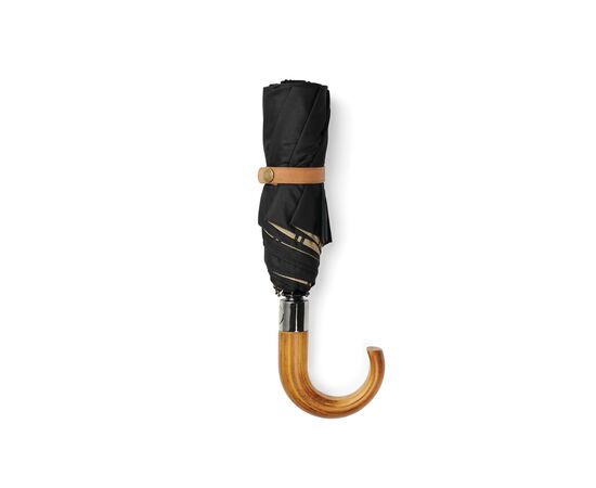 VINGA Bosler AWARE™ recycled pet 21" foldable umbrella Black - Vinga V850011
