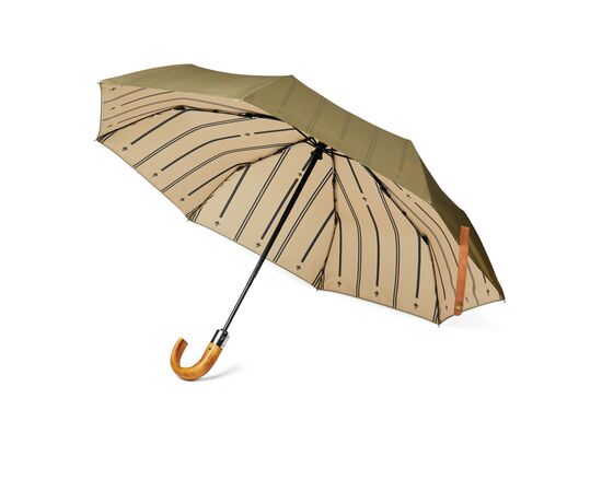 VINGA Bosler AWARE™ RPET 21" opvouwbare paraplu Groen - Vinga V850017