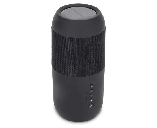 Wireless solar speaker torch 2x5W IPX6 Zwart - empty LT91280-N0002
