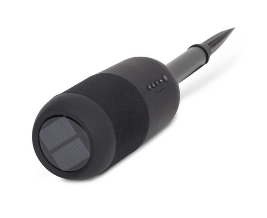 Wireless solar speaker torch 2x5W IPX6 Zwart - empty LT91280-N0002