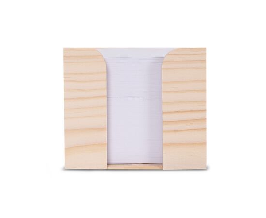Boite cube papier bois, avec papier recyclé 10x10x8.5cm Marron clair -  LT91911-N0052