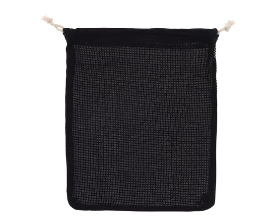Sac de courses, réutilisable, en coton OEKO-TEX® 25x30cm Noir -  LT95207-N0002