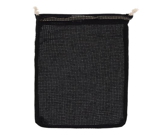 Sac de courses, réutilisable, en coton OEKO-TEX® 25x30cm Noir -  LT95207-N0002