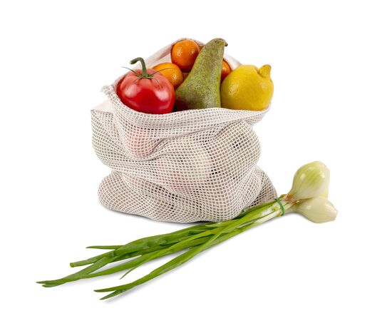 Reusable food bag OEKO-TEX® natural cotton 30x40cm Ecru -  LT95208-N0054