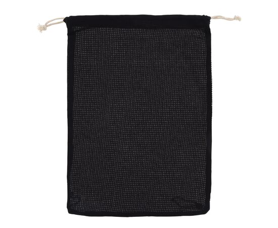 Reusable food bag OEKO-TEX® cotton 30x40cm Black -  LT95209-N0002