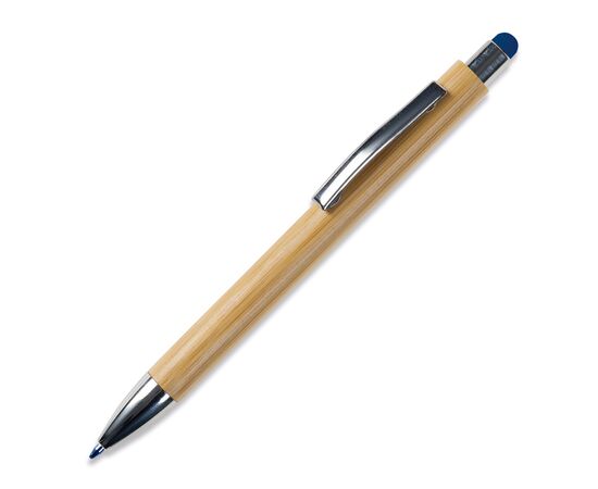 Bambus Kugelschreiber New York mit Touchpen Blau -  LT87285-N0011