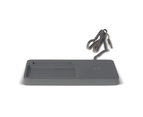 Limestone Desk organizer with wireless charger 5W Grijs -  LT95045-N0061