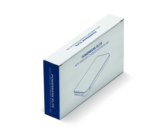 Elite Powerbank with Wireless Charger 8000mAh White -  LT95096-N0001