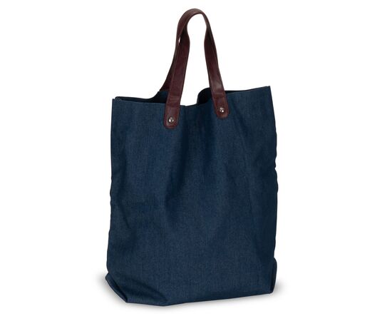 Shopping bag canvas Denim 310g/m² 42x13x43cm Dark blue -  LT95227-N0010