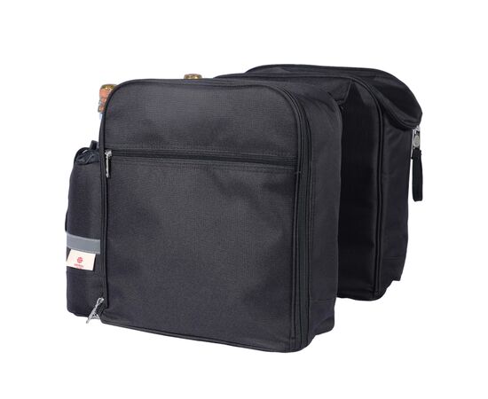 Dubbele picknick fietstas Zwart -  LT95907-N0002 Dubbele picknick fietstas Zwart -  LT95907-N0002