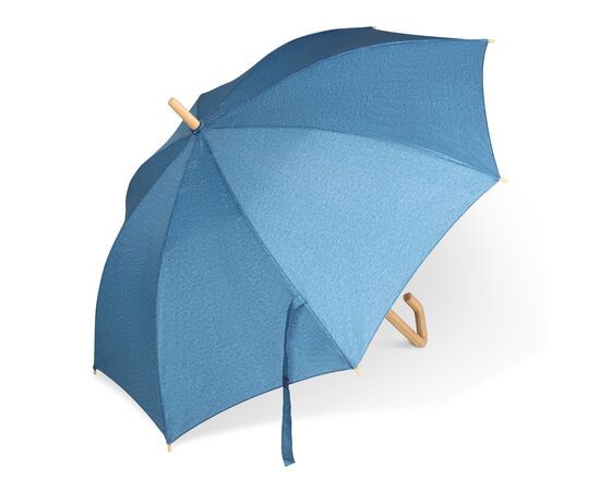 Parapluie Bâton 23” en R-PET ouverture automatique Bleu foncé -  LT97113-N0010