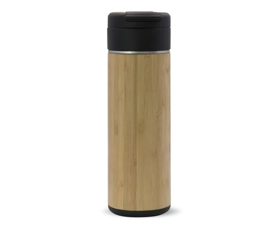 Mug Isotherme bambou Flow 400ml Bois -  LT98717-N0093