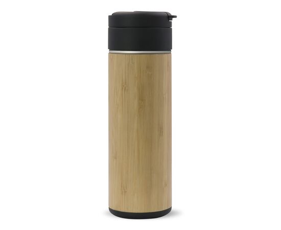 Mug Isotherme bambou Flow 400ml Bois -  LT98717-N0093