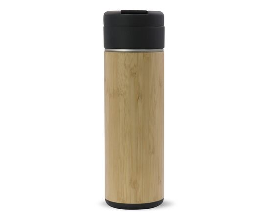 Mug Isotherme bambou Flow 400ml Bois -  LT98717-N0093