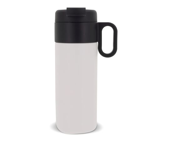Thermofles Flow met handvat sublimatie 400ml Wit -  LT98718-N0001