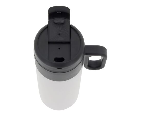 Thermofles Flow met handvat sublimatie 400ml Wit -  LT98718-N0001