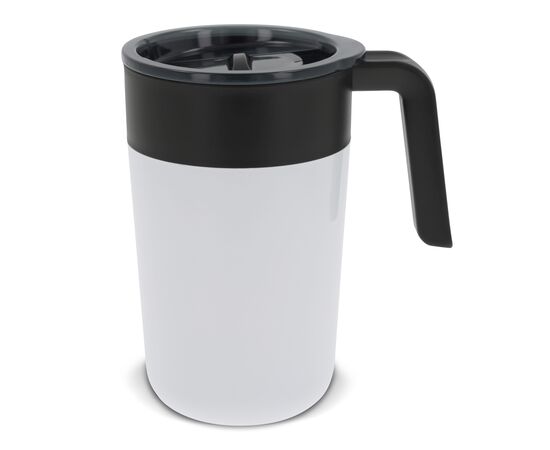 Doppelwandiger Kaffeebecher 400ml Weiß -  LT98834-N0001