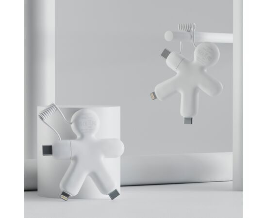 2064 | Xoopar Buddy Eco Charging Cable Weiß - Xoopar LT41000-N0001