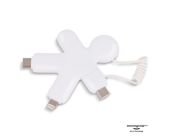 2064 | Xoopar Buddy Eco Charging Cable Weiß - Xoopar LT41000-N0001
