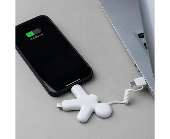 2064 | Xoopar Buddy Eco Charging Cable Weiß - Xoopar LT41000-N0001