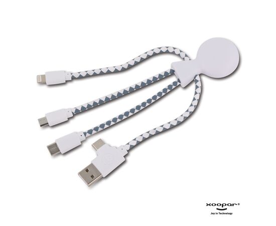 2081 | Xoopar Mr. Bio Charging cable Blanc - Xoopar LT41004-N0001