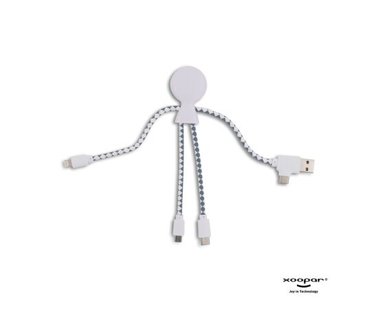 2081 | Xoopar Mr. Bio Charging cable Blanc - Xoopar LT41004-N0001
