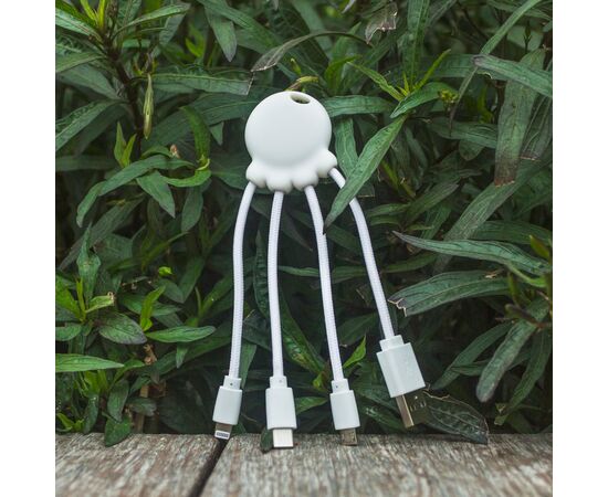 2087 | Xoopar Octopus Charging cable Weiß - Xoopar LT41005-N0001