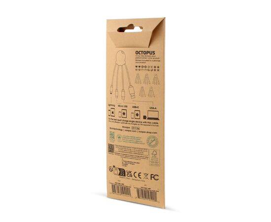 2087 | Xoopar Octopus Charging cable Weiß - Xoopar LT41005-N0001
