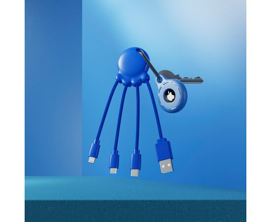 2087 | Xoopar Octopus Charging cable Blau - Xoopar LT41005-N0011