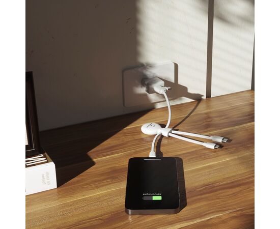 2099 | Xoopar Mr. Bio Smart Charging cable with NFC Blanc - Xoopar LT41008-N0001