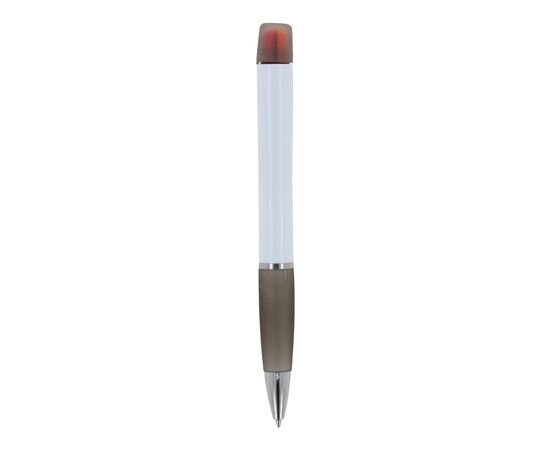 Kugelschreiber Hawaii mit dreifarbigem Textmarker Weiss, Schwarz -  LT81253-N0102