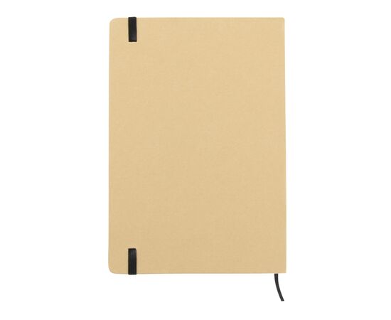 Cardboard notebook round corners A6 Brown -  LT91067-N0051