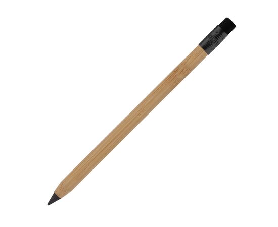 Sustainable long-life pencil with eraser Wood -  LT91598-N0093