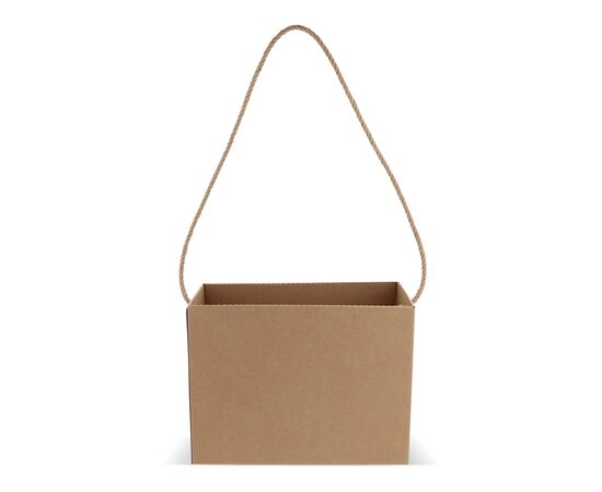 Karton-Tasche 32x16x24cm Braun - empty LT91634-N0051