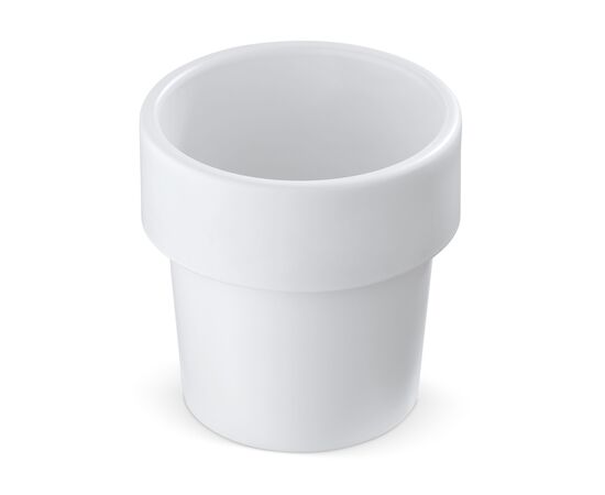 Hot-but-cool beker met kerstomaten zaadjes Wit -  LT94553-N0001