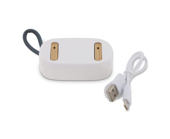 TWS Earbuds bamboo White - empty LT95017-N0001
