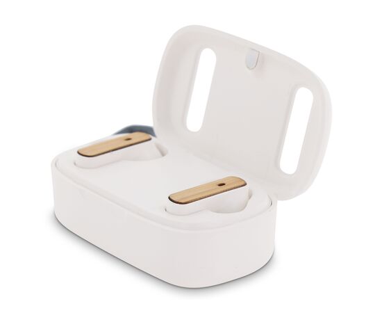 TWS Earbuds bamboo White - empty LT95017-N0001