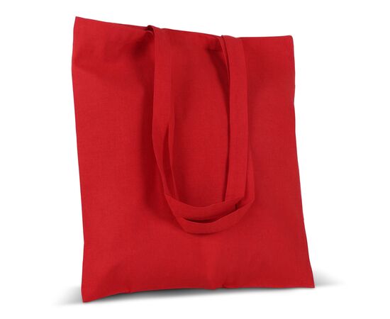 Sac en coton recyclé 140g/m² 38x42cm Rouge -  LT95241-N0021