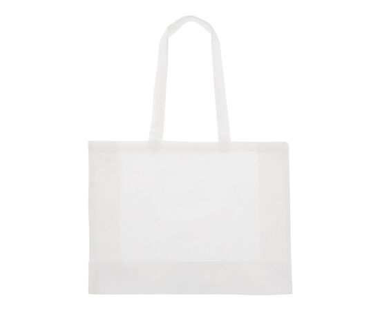Tasche aus recycelter Baumwolle 140g/m² 49x14x37cm Weiß -  LT95243-N0001