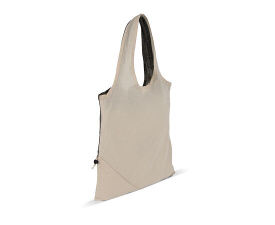 Sac à provisions Coton recyclé OEKO-TEX® 140g/m² 38x42cm Gris - empty LT95250-N0061