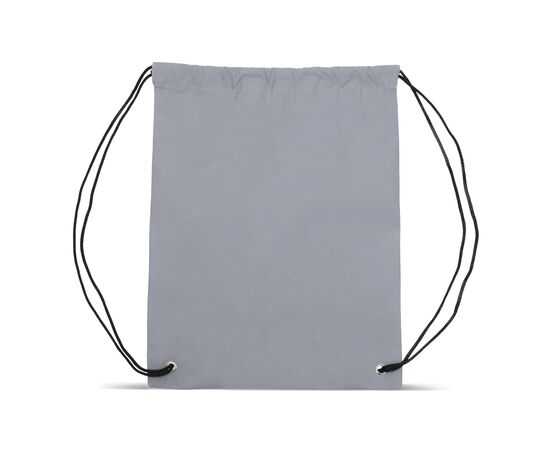 Sac à cordon réfléchissant 30x40cm Gris -  LT95261-N0061