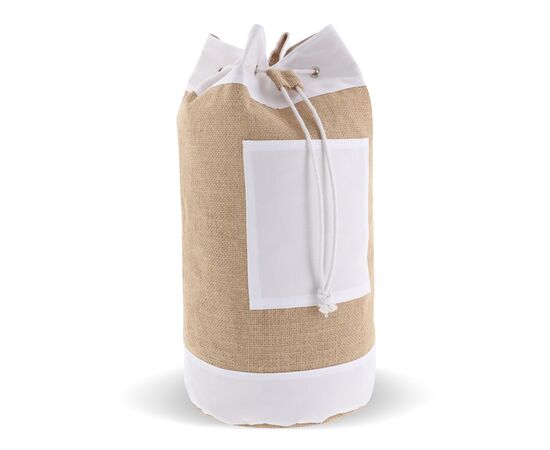 Seesack aus Baumwolle und Jute Ecru -  LT95268-N0054