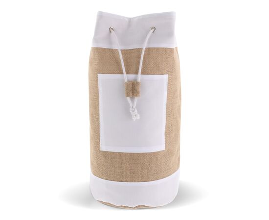 Seesack aus Baumwolle und Jute Ecru -  LT95268-N0054
