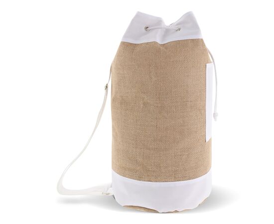 Seesack aus Baumwolle und Jute Ecru -  LT95268-N0054