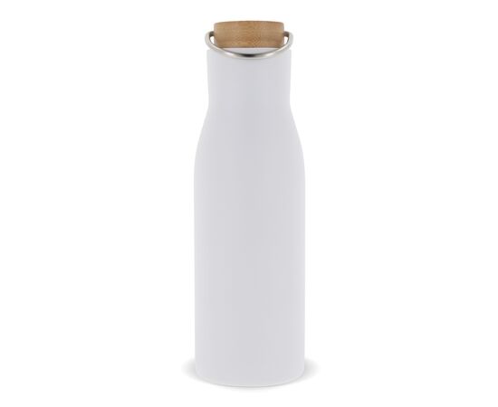 Thermo fles met bamboe deksel 500ml Wit - empty LT98900-N0001