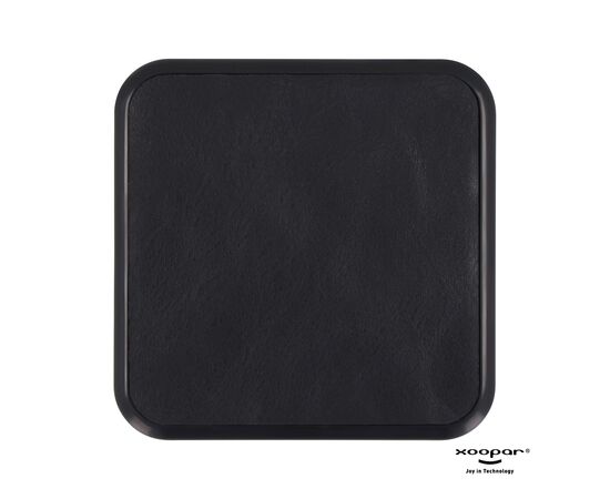 2259 | Xoopar Iné Wireless Fast Charger - Recycled Leather 15W Black - Xoopar LT41506-N0002