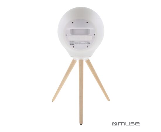 M-655 | Muse Enceinte Bluetooth full LED, étanche, avec trépied 100W Blanc - Muse LT45600-N0001