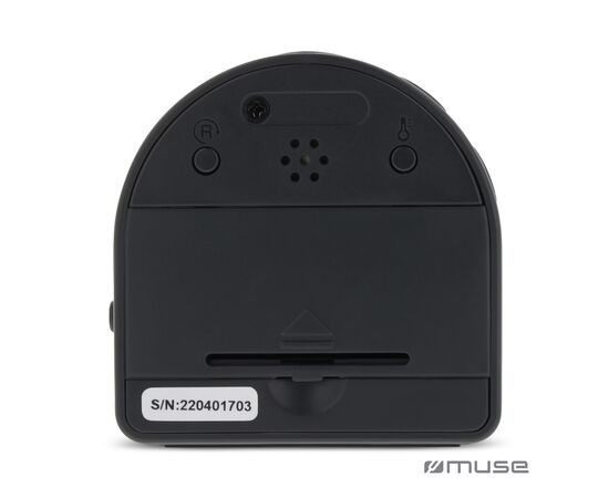M-09 C | Muse Travel Alarm Clock Black - Muse LT45812-N0002