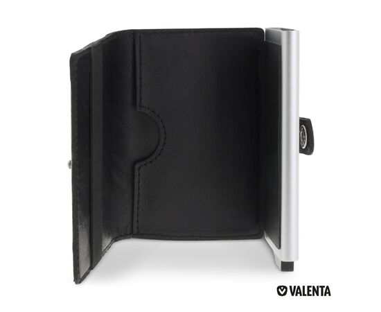 Valenta Card Case Plus Wallet Zwart - Valenta LT48909-N0002