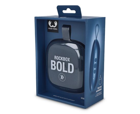 1RB5100 | Fresh 'n Rebel Rockbox Bold Xs splashproof TWS speaker 4W Donkerblauw - Fresh 'n Rebel LT49721-N0010 1RB5100 | Fresh 'n Rebel Rockbox Bold Xs splashproof TWS speaker 4W Donkerblauw - Fresh 'n Rebel LT49721-N0010